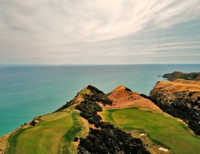 Cape Kidnappers 15th Green Aerial